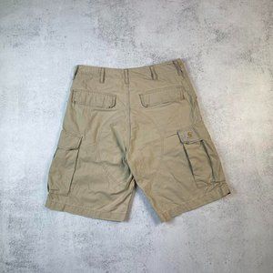 Carhartt Mens Tan and Cream Shorts